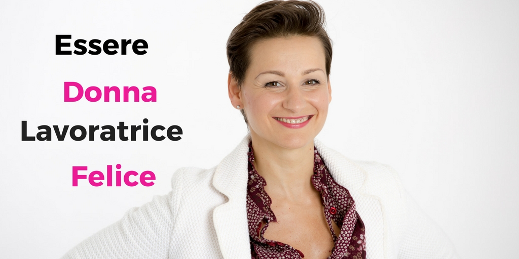 Donna lavoratrice felice